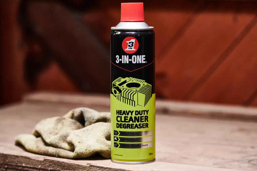 About 3-IN-ONE Degreaser Spray