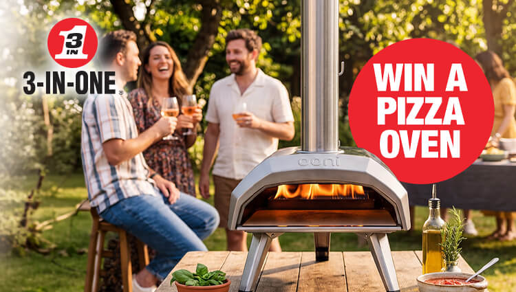 Make your summer sizzling hot - WIN a pizza oven