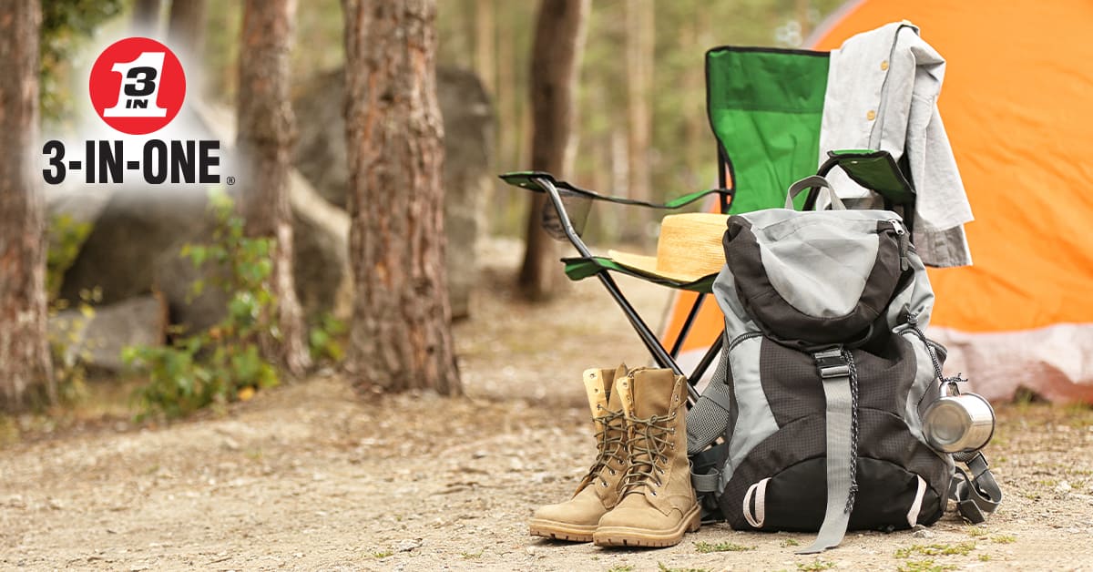 How to store camping gear with 3-IN-ONE